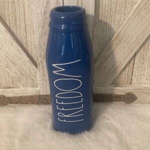 Rae Dunn Blue Freedom Mini Vase
